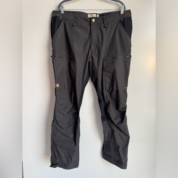 Fjallraven Vidda Pro Ventilated Trousers Men 38 black gray wind water resistant - Picture 2 of 14